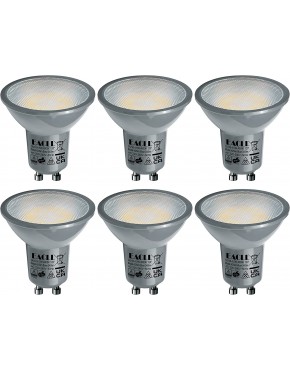 EACLL Ampoule LED GU10 Blanc Neutre 4.5W Équivalent Halogène 50W Lot de 6 345 Lumens 4000K Non Dimmable Éclairag sans Scintillement Angle de Faisceau 120° Spot AC 230V Lampe à Réflecteur B08MFK7KZV