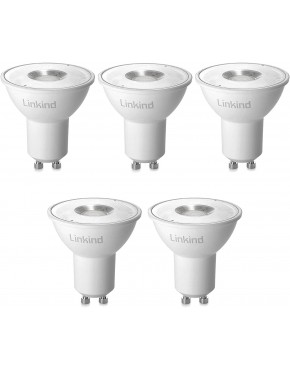 Linkind Ampoules LED GU10 Dimmable 6W équivalent à 75W halogène lumière blanc froid 5000K 640 lumens projecteur à angle de faisceau 110° culot MR16 lot de 5 B08RMTLD7M