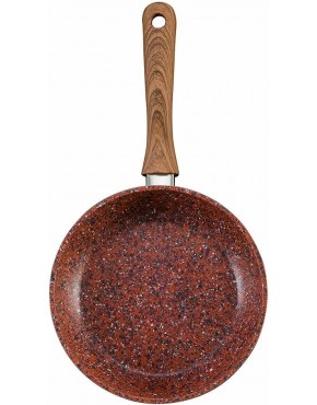 Venteo Copper Stone Pan – Poêle revêtement Granit Haute Technologie Antiadhésive et Anti-Rayures avec Effet Cuivre – Fond INOX Compatible Tous Feux 24 cm B07R67Q6GN